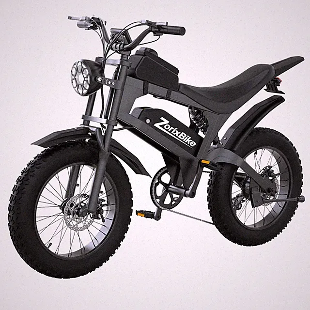 1500W Electric Bike for Adult 48V 20" Fat Tire Mountain Ebike Full Suspensions