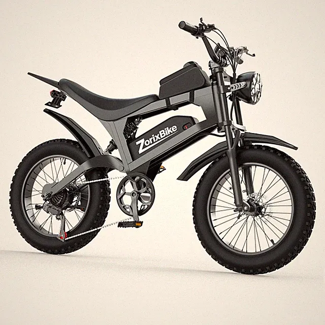 1500W Electric Mountain Bike 48V 20" Ebike 80 Miles Range Full Suspension 90NM