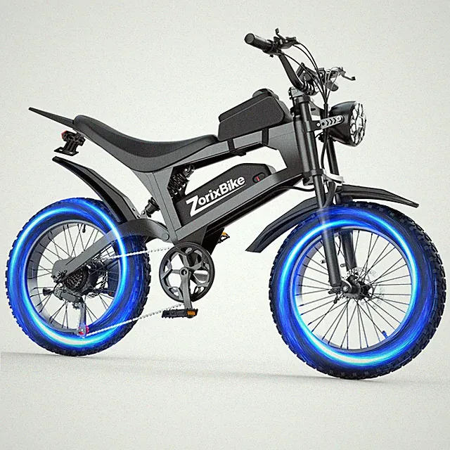 20" Fat Tire Electric Bike 1500W 31MPH 48V Dual Suspension Off-Road Ebike Adults