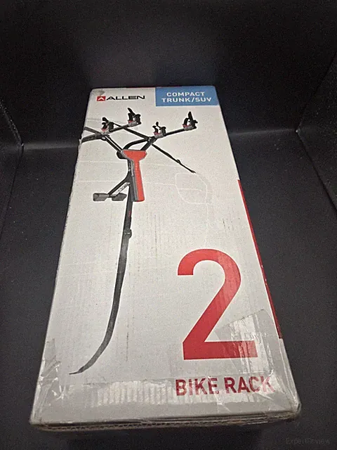 Allen Sports MT2 Compact Folding 2-Bike Trunk Rack Carrier SUV Sedan Hatchback
