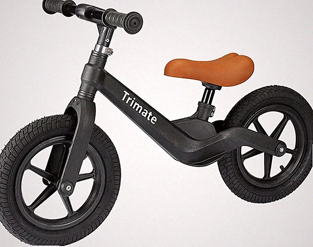 Balance Bike for Toddlers, Ages 3-5, Adjustable Seat, No Pedal, Inflatable Tires