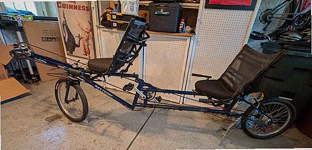 Bike Friday Recumbent Tandem Bicycle