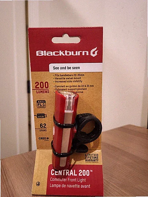 Blackburn Central 200 Front Commuter Bike Light