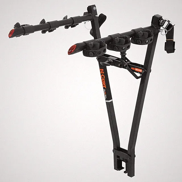 Clamp-On Bike Rack (3 Bikes, Fits Over 2" Shank) Bike Carrier CURT