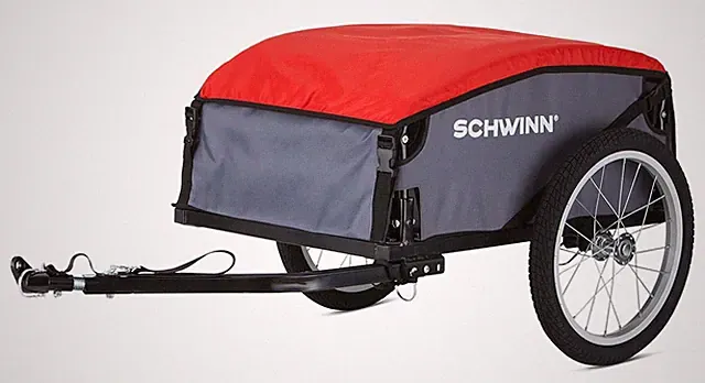 Daytripper Bike Cargo Trailer - 100 Lb Capacity, Folding Frame & Quick-Release W