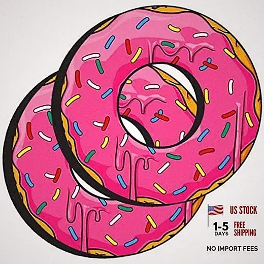 Doughnut Collection - Premium MX BMX Dirt Bike Motorcycle Grip Donuts (13 Pink