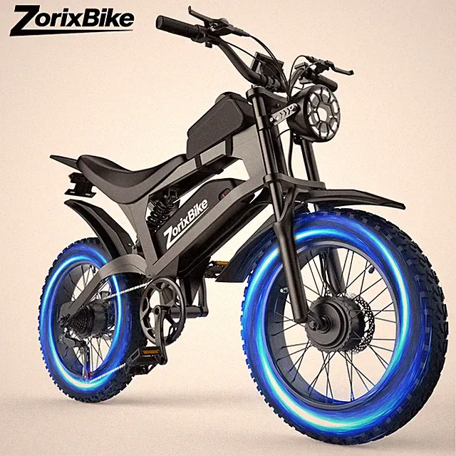 Fat Tire Ebike Dual Motor 48V 20Ah, Hydraulic Disc Brake Electric Mountain Bike