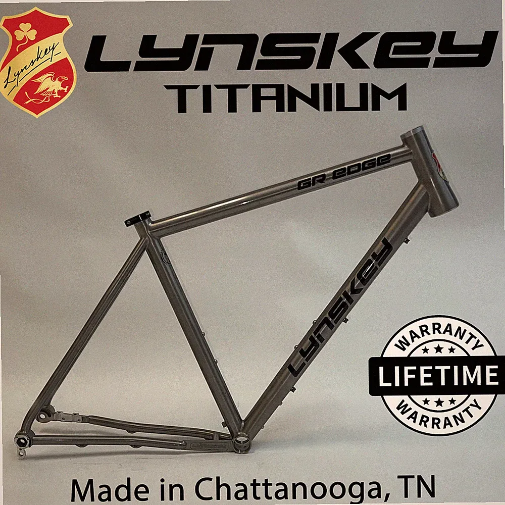 Gravel Bike Titanium Frame or Frameset Model GR EDGE All sizes