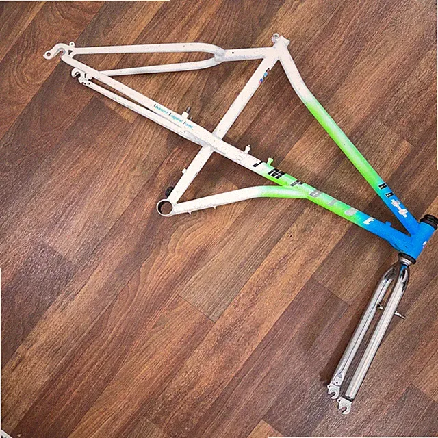 HARO Impulse Comp 26" MTB Frame Set Elevated Chainstay Tri-Color Size 19.5"