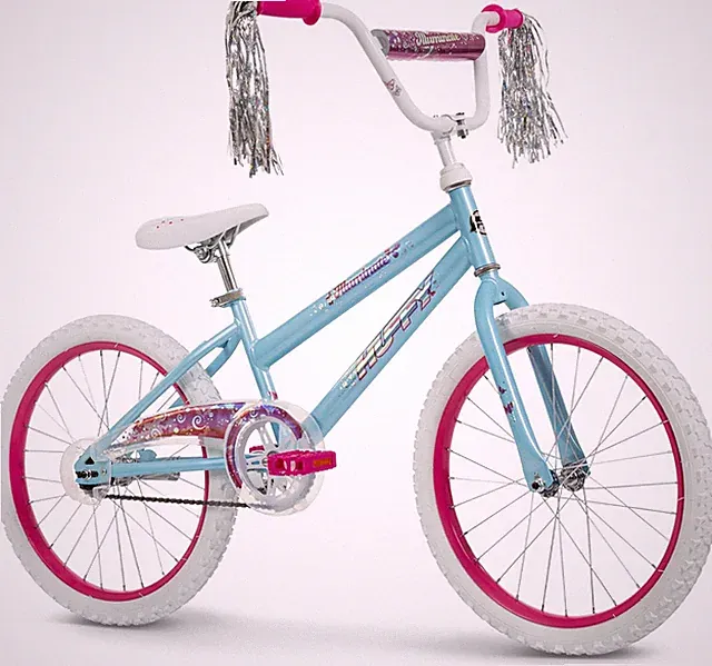Illuminate Bike for Girls, 12/16/20 Inch Size Options, Ages 3+ Years Old, Remova