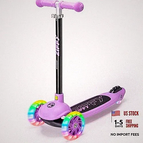 JOVA ZIFFY Multicolor 3 Wheel Scooter for Kids 3-5 - Toddler Kick Purple