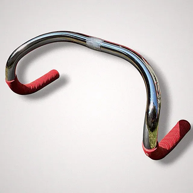 Nitto B123 NJS Track Handlebar CrMo 38cm Wide 25.4mm Clamp NOS & Strong•G Grips