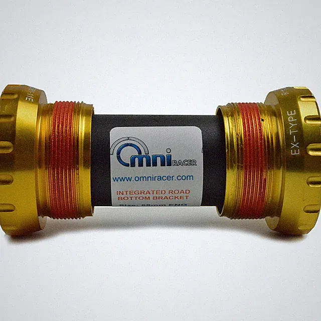 OMNI Racer WORLDS LIGHTEST Bottom Bracket Fit Dura Ace, Ultegra, 105: 80g GOLD