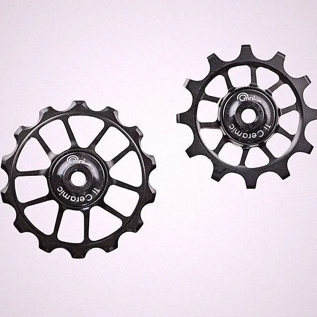 OMNI Racer Worlds Lightest Ti Ceramic Derailleur Pulleys fits SHIMANO/SRAM
