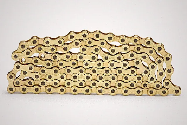 Theory 410 BMX Bicycle Chain 1/8" 100 Links Wheelie Bikelife Cult Sunday GOLD