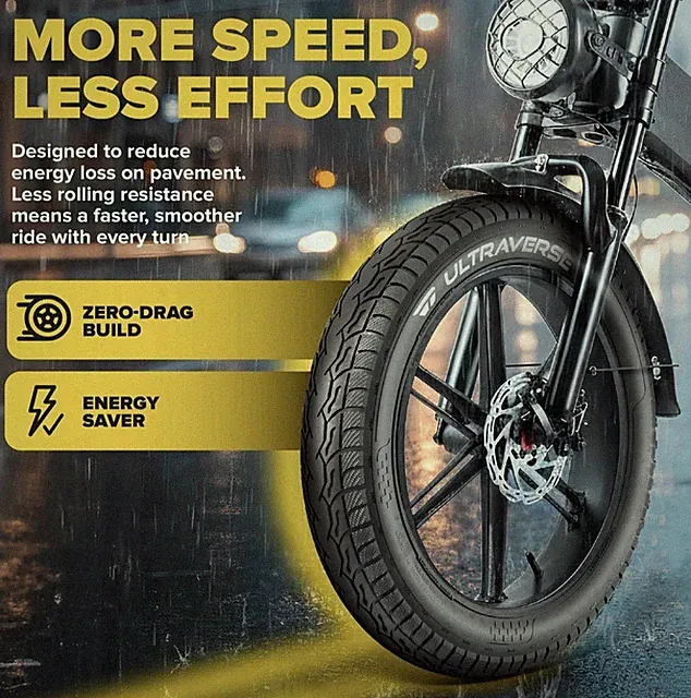 ULTRAVERSE 20X4 E-Bike Fat Tire - Robust, High-Performance 20Inch Fat Tire Set 2